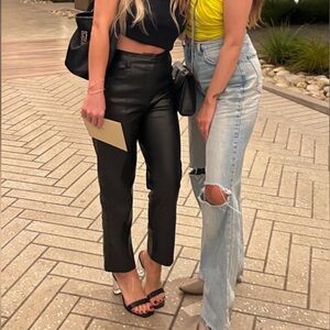 LBLC the label Jen faux leather trouser